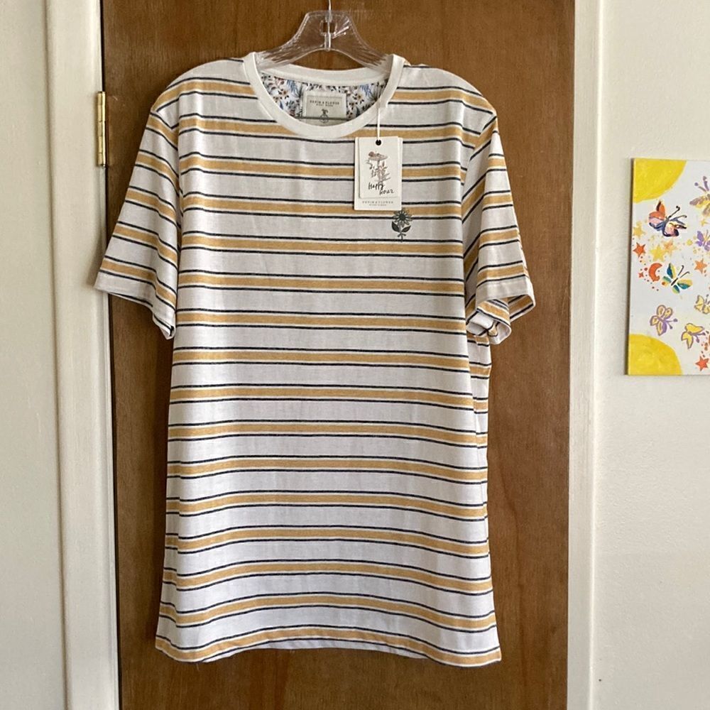 Denim & Flower S/S Striped T-shirt
